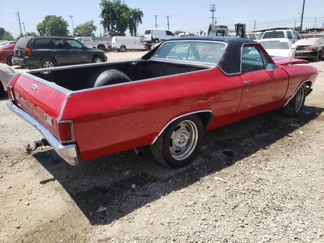 CHEVROLET EL CAMINO 1970 red   136800L196606 photo #4