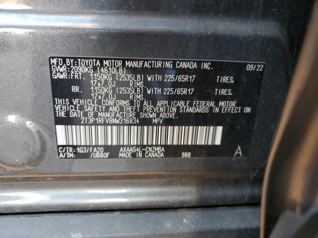 2022 TOYOTA RAV4 XLE - 2T3P1RFV8NW316834