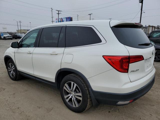 HONDA PILOT EXL 2018 white  Gasoline 5FNYF5H53JB019661 photo #3