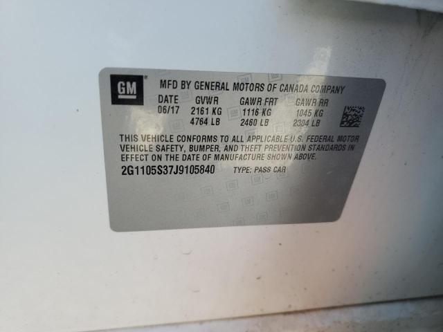 2018 CHEVROLET IMPALA LT - 2G1105S37J9105840