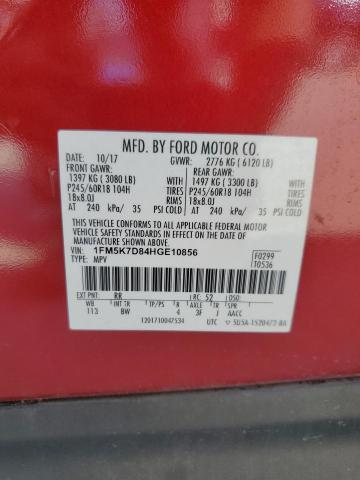 2017 FORD EXPLORER X - 1FM5K7D84HGE10856