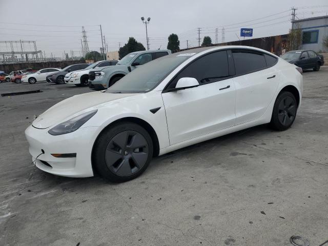 TESLA MODEL 3 2023 white  electric 5YJ3E1EAXPF505853 photo #1