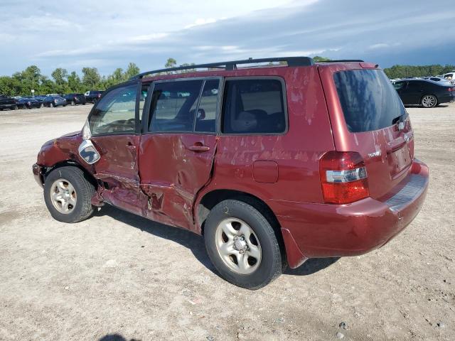 TOYOTA HIGHLANDER 2006 red  gas JTEGD21A860133731 photo #3