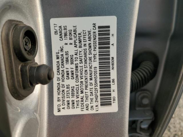 2017 HONDA CIVIC LX - 2HGFC2F55HH570519