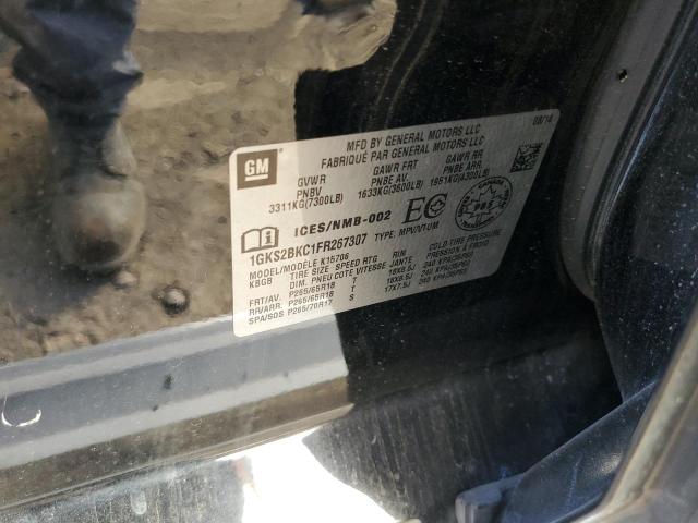 2015 GMC YUKON SLT - 1GKS2BKC1FR267307