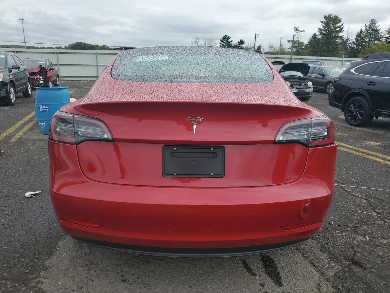 Lot #2979326763 2022 TESLA MODEL 3