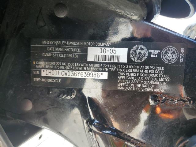 2006 HARLEY-DAVIDSON FLHTCUI 1HD1FCW136Y639986