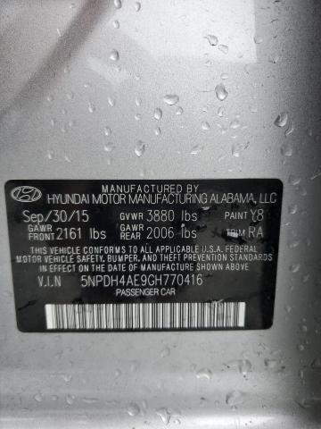 2016 HYUNDAI ELANTRA SE - 5NPDH4AE9GH770416