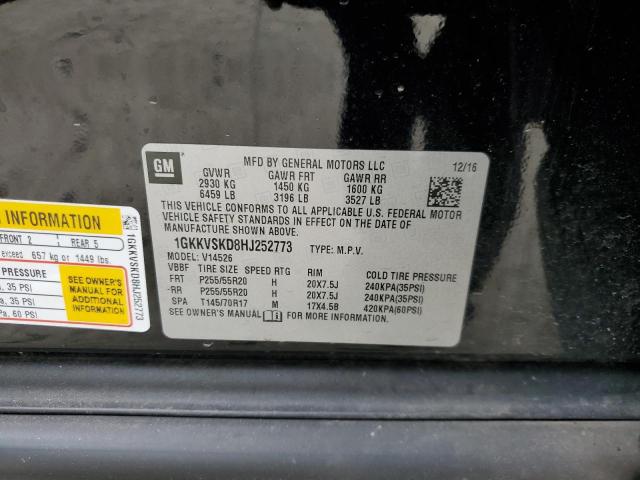 2017 GMC ACADIA LIM 1GKKVSKD8HJ252773