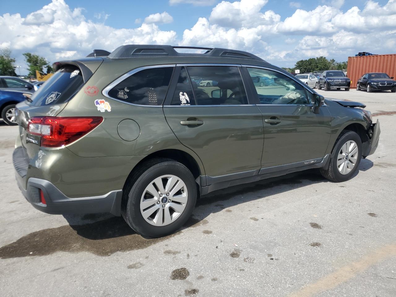 SUBARU OUTBACK 2. 2019 green  gas 4S4BSAFCXK3380746 photo #4