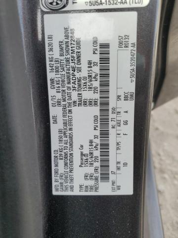 2015 FORD FIESTA SE - 3FADP4EJ5FM172848