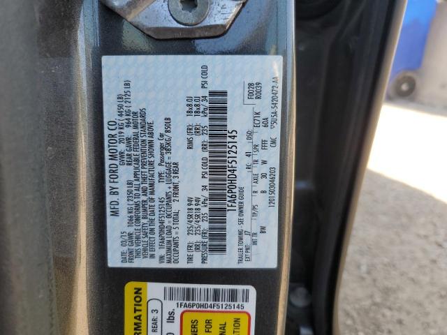 2015 FORD FUSION SE - 1FA6P0HD4F5125145