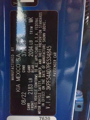 2023 KIA FORTE GT L - 3KPF54AD7PE534845