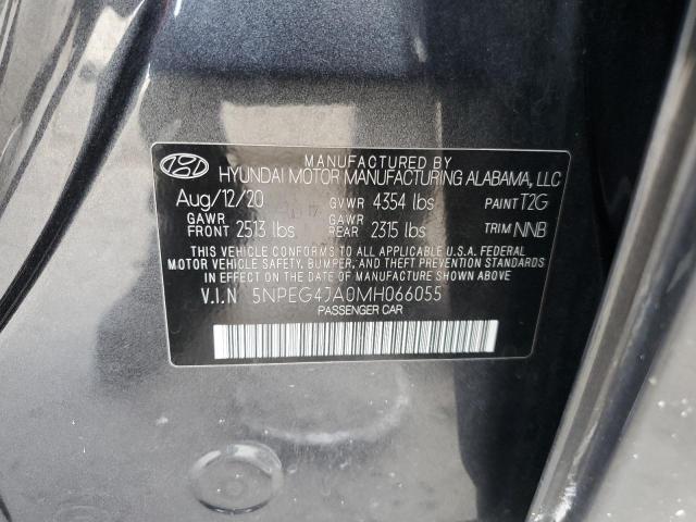 VIN 5NPEG4JA0MH066055 2021 HYUNDAI SONATA no.12