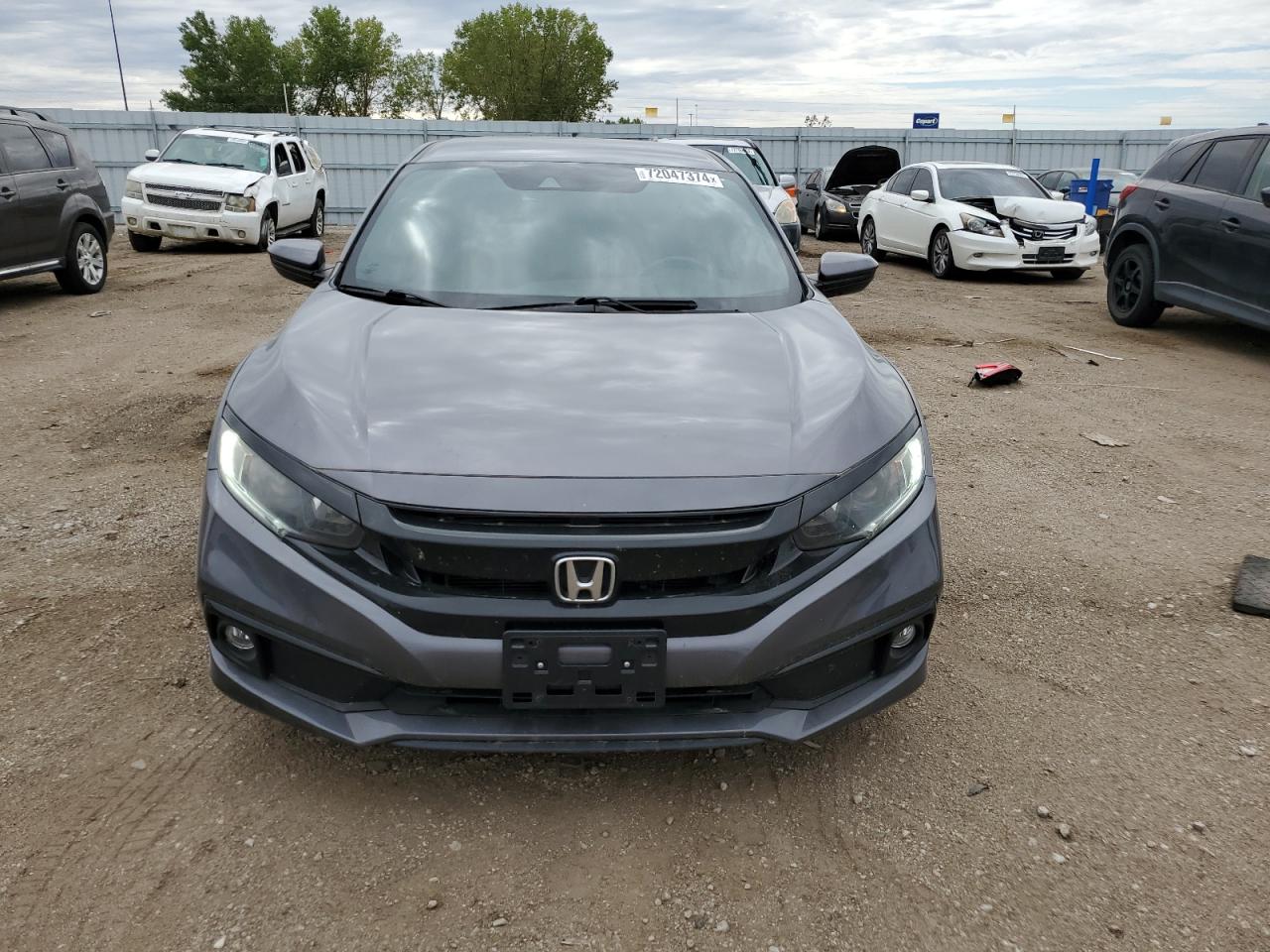 Lot #2970186330 2019 HONDA CIVIC SPOR