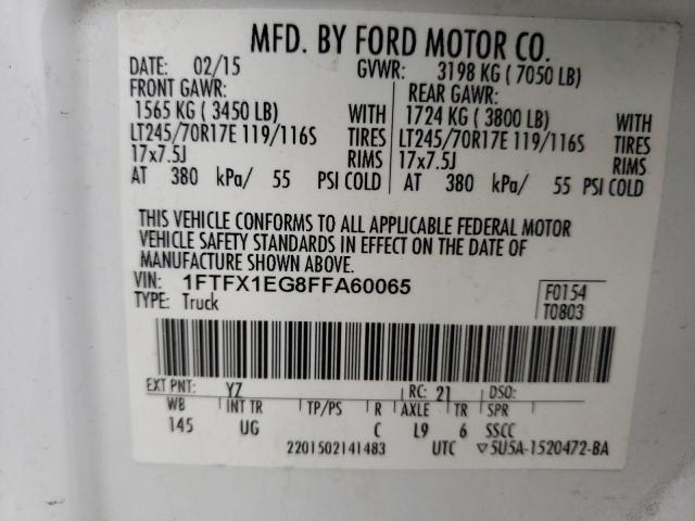 2015 FORD F150 SUPER - 1FTFX1EG8FFA60065