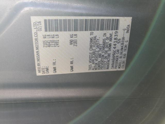 2016 NISSAN MAXIMA 3.5 - 1N4AA6AP6GC441839