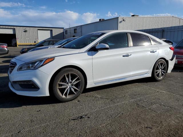 HYUNDAI SONATA SPO 2015 white  gas 5NPE34ABXFH193516 photo #1