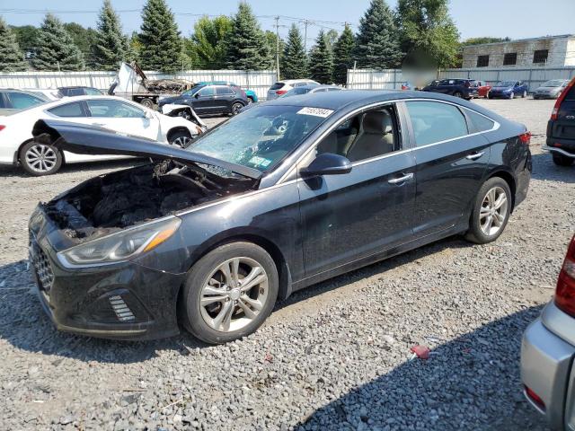 HYUNDAI SONATA LIM 2019 black  gas 5NPE34AF1KH730416 photo #1