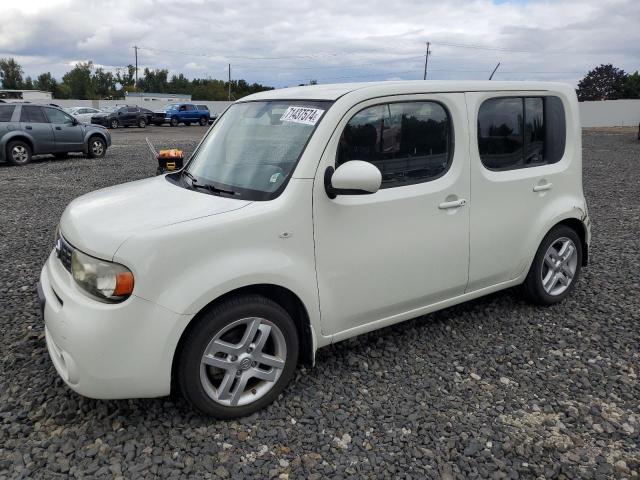 NISSAN CUBE 2009 white  gas JN8AZ28R89T128351 photo #1