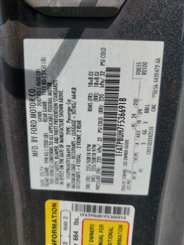 2015 FORD MUSTANG - 1FATP8UH7F5366918