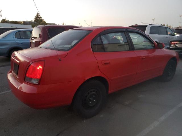 HYUNDAI ELANTRA GL 2003 red sedan 4d gas KMHDN45DX3U498996 photo #4