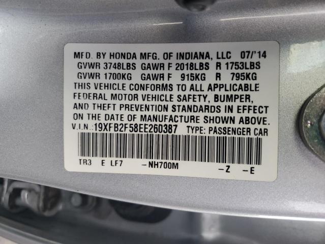 VIN 19XFB2F58EE260387 2014 Honda Civic, LX no.13