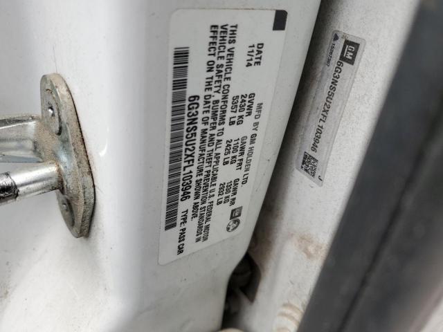 2015 CHEVROLET CAPRICE PO 6G3NS5U2XFL103946