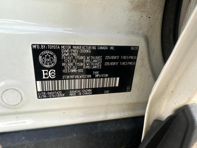 2020 TOYOTA RAV4 XLE - 2T3R1RFV8LW122388