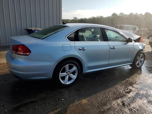 VOLKSWAGEN PASSAT SE 2013 blue  gas 1VWBH7A33DC076638 photo #4