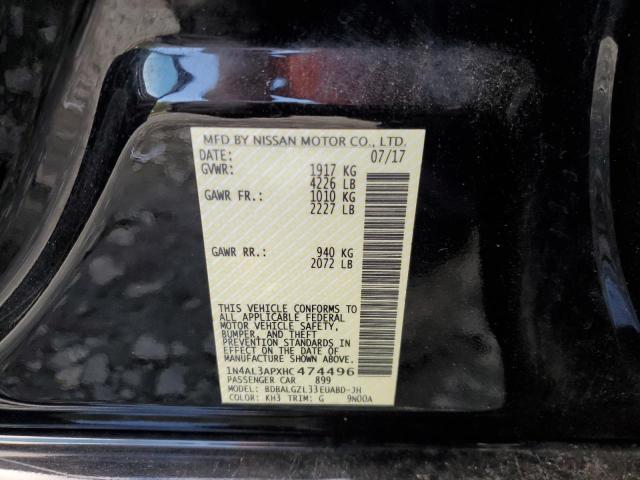 2017 NISSAN ALTIMA 2.5 - 1N4AL3APXHC474496