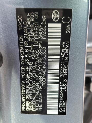 2021 TOYOTA COROLLA LE - JTDEPMAE4MJ150308