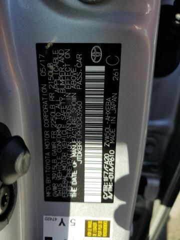2017 TOYOTA PRIUS - JTDKBRFU9H3043960