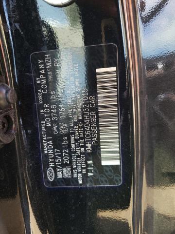 2017 HYUNDAI VELOSTER - KMHTC6AD4HU321015