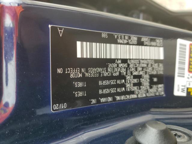 VIN 5TDGZRBH6LS009878 2020 Toyota Highlander, Xle no.13