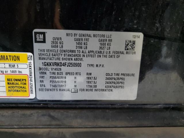 2015 GMC ACADIA SLT - 1GKKVRKD4FJ250900