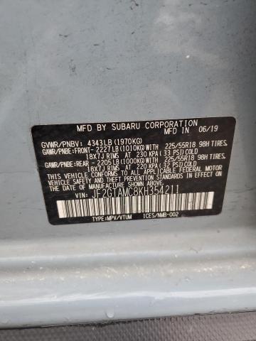 2019 SUBARU CROSSTREK - JF2GTAMC8KH354211