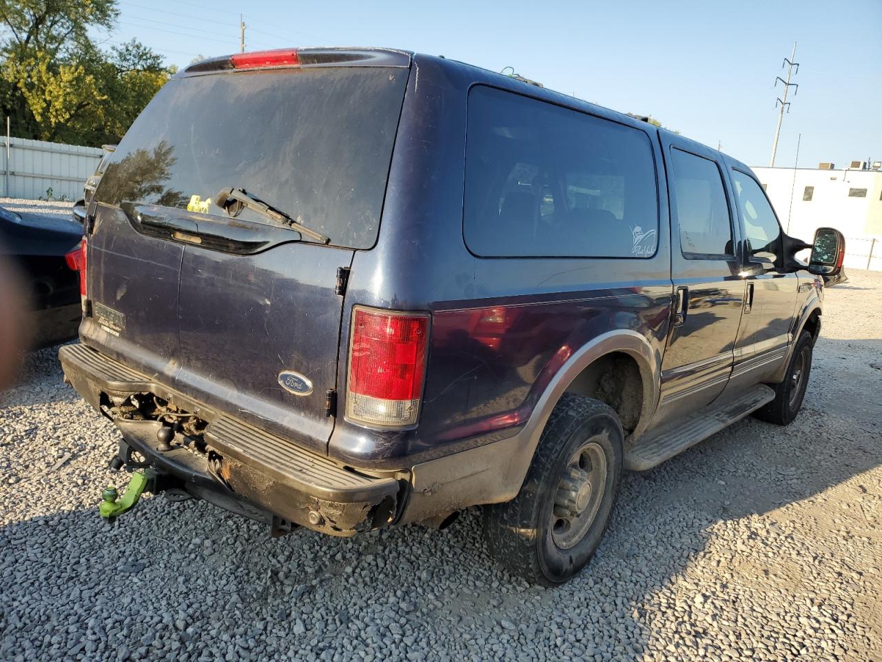 FORD EXCURSION 2005 blue  gas 1FMNU45S85ED44578 photo #4