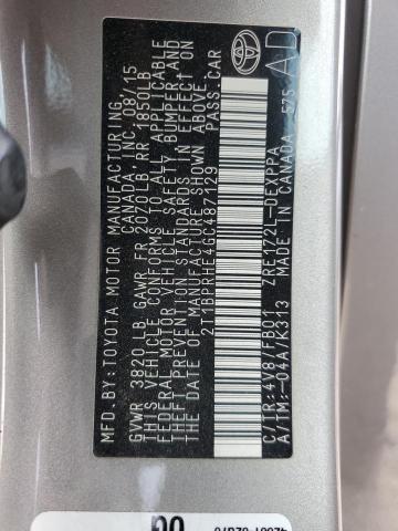 2016 TOYOTA COROLLA EC - 2T1BPRHE4GC487129