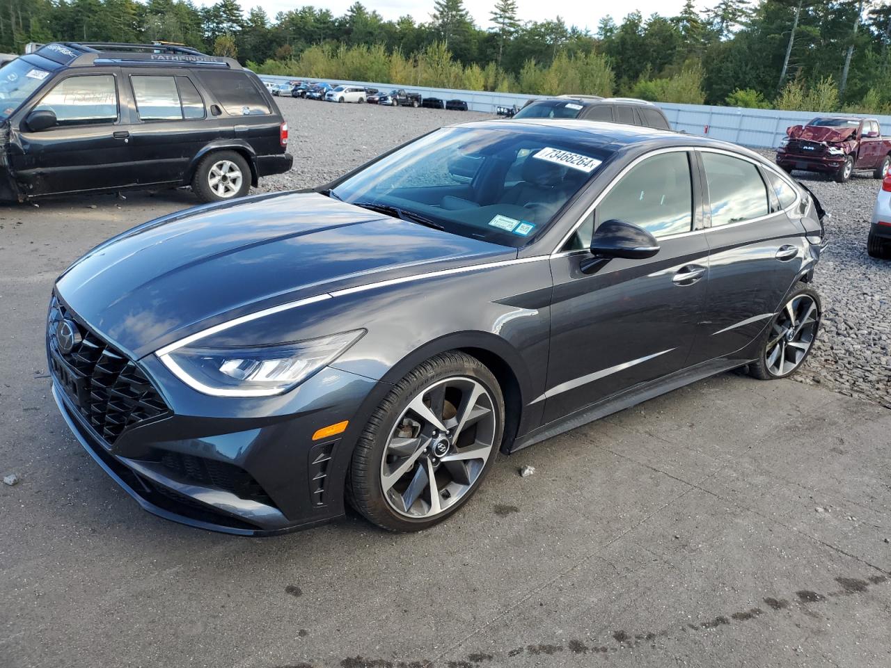 Lot #2876110737 2021 HYUNDAI SONATA SEL