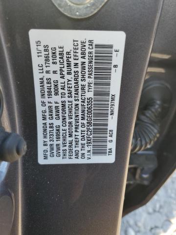 2016 HONDA CIVIC LX - 19XFC2F58GE006355