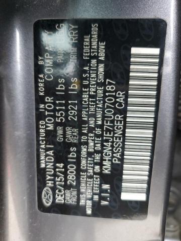 2015 HYUNDAI GENESIS 3. - KMHGN4JE7FU070187