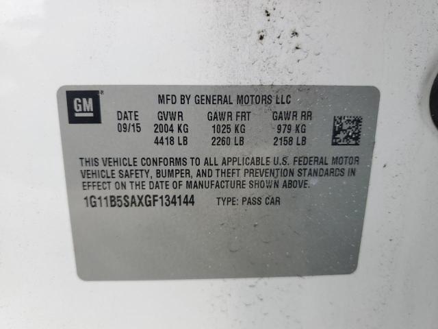 2016 CHEVROLET MALIBU LIM - 1G11B5SAXGF134144