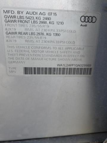 VIN WA1L2AFP1GA029989 2016 AUDI Q5 no.13