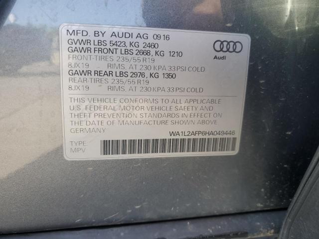 VIN WA1L2AFP6HA049446 2017 Audi Q5, Premium Plus no.13