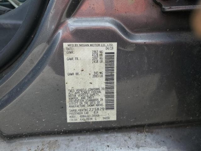 2019 NISSAN CENTRA 1N4BL4BV7KC225829