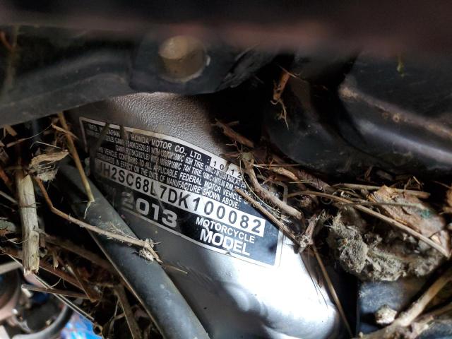 2013 HONDA GL1800 L JH2SC68L7DK100082