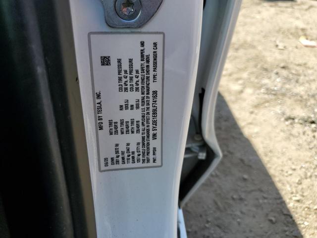 2020 TESLA MODEL 3 - 5YJ3E1EB9LF741638