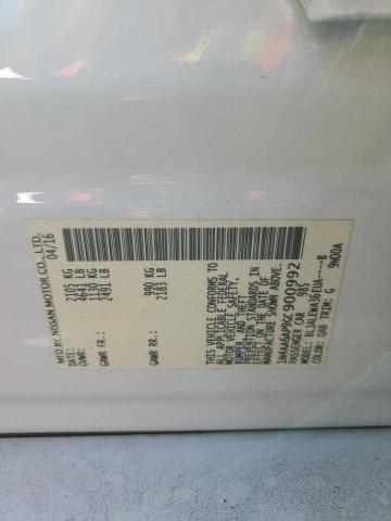 2016 NISSAN MAXIMA 3.5 - 1N4AA6AP9GC900992
