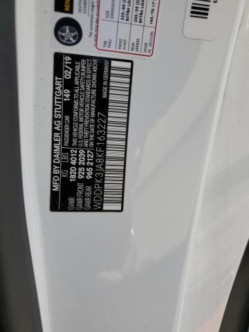 2019 MERCEDES-BENZ SLC 300 WDDPK3JA8KF163227
